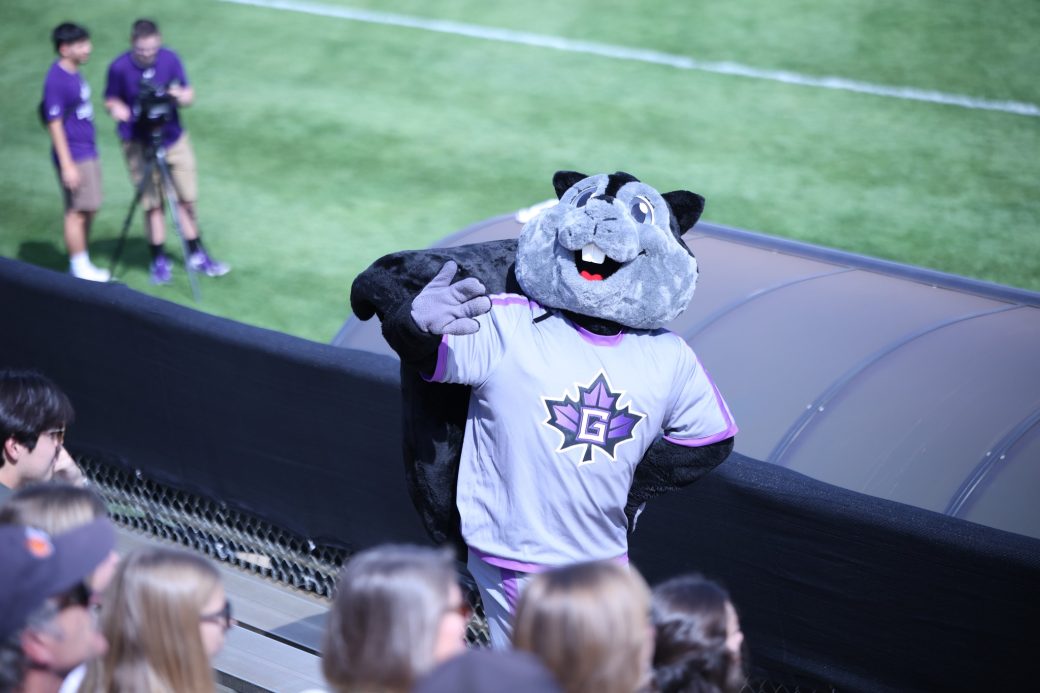 Dash engaging with the fans.