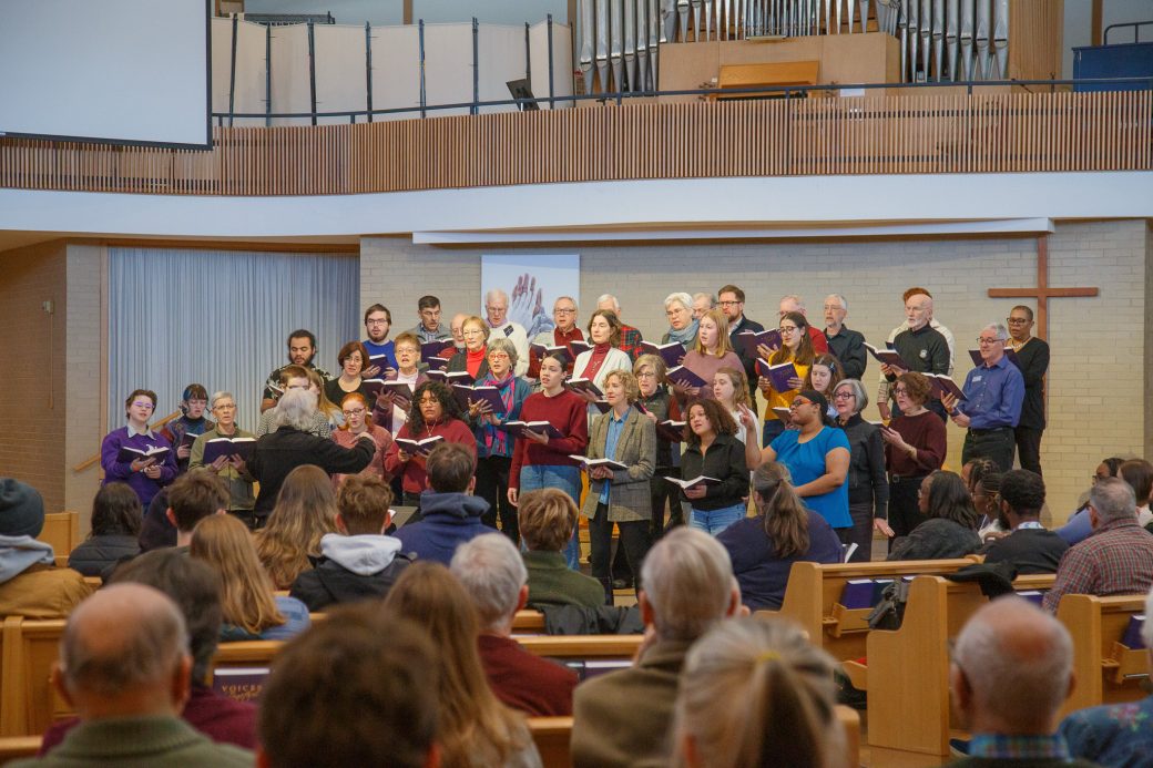 Choir singing