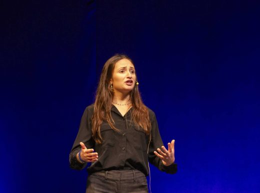 woman speaking