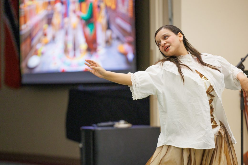 Woman dancing