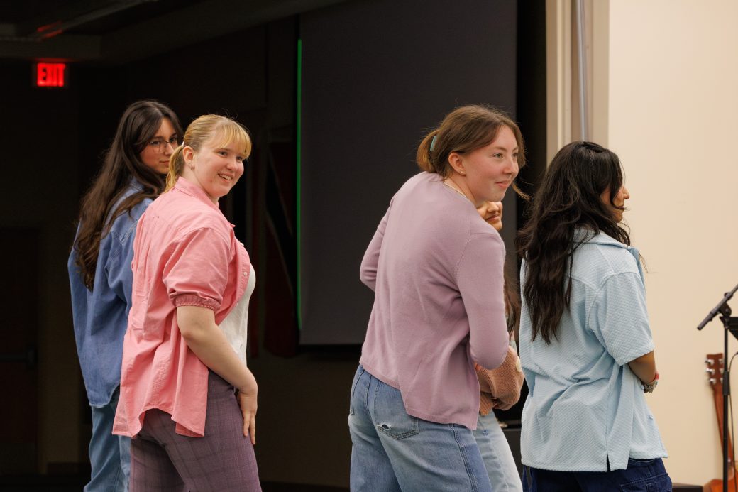 Group of women dancing