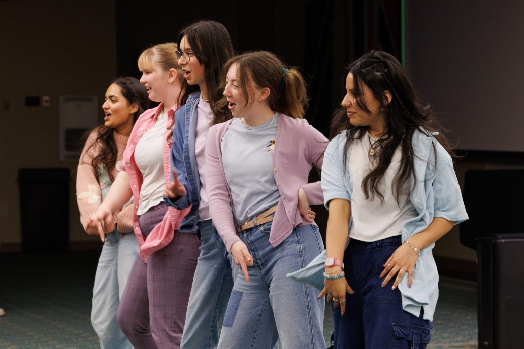 Group of women dancing