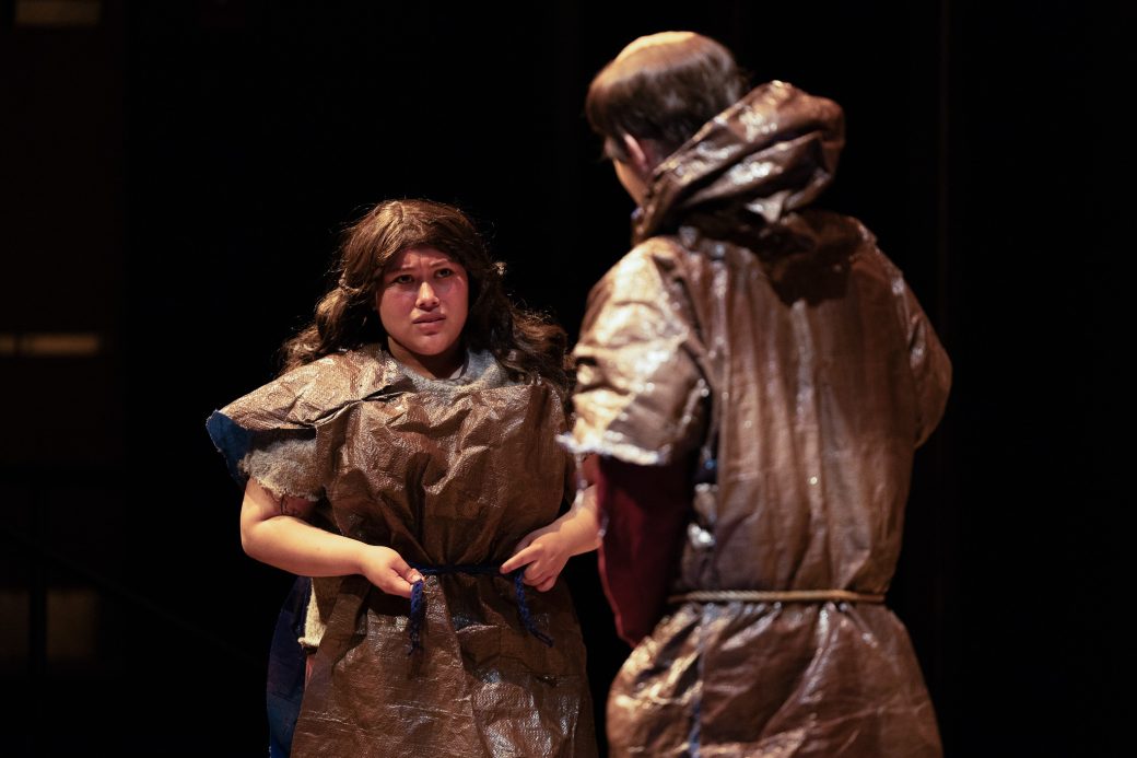 actors talking heatedly