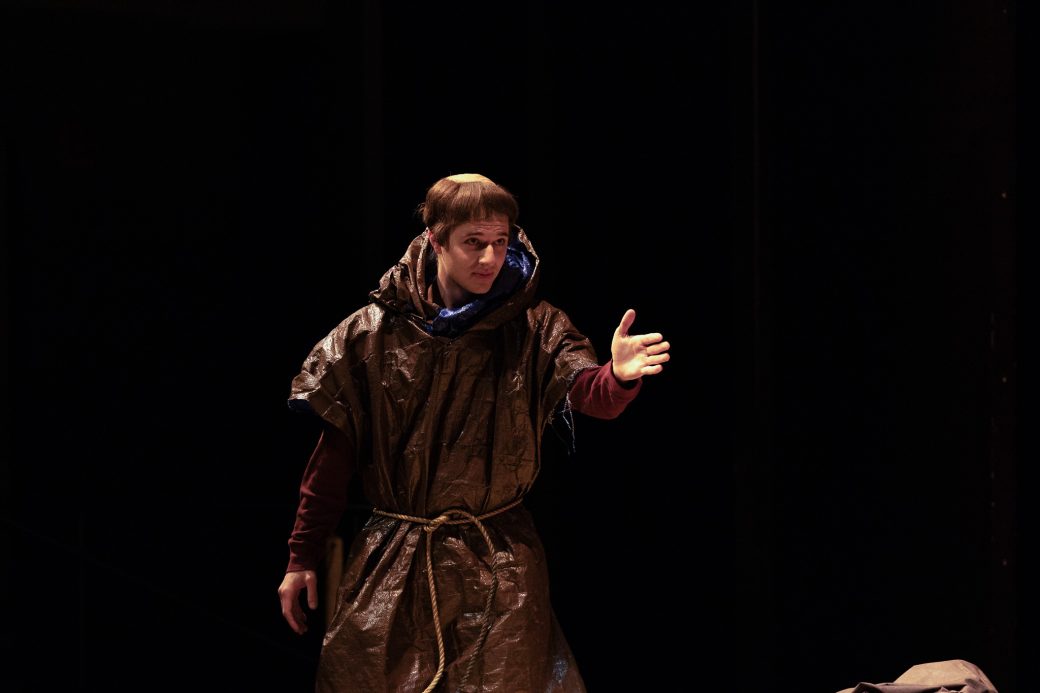 actor gesturing