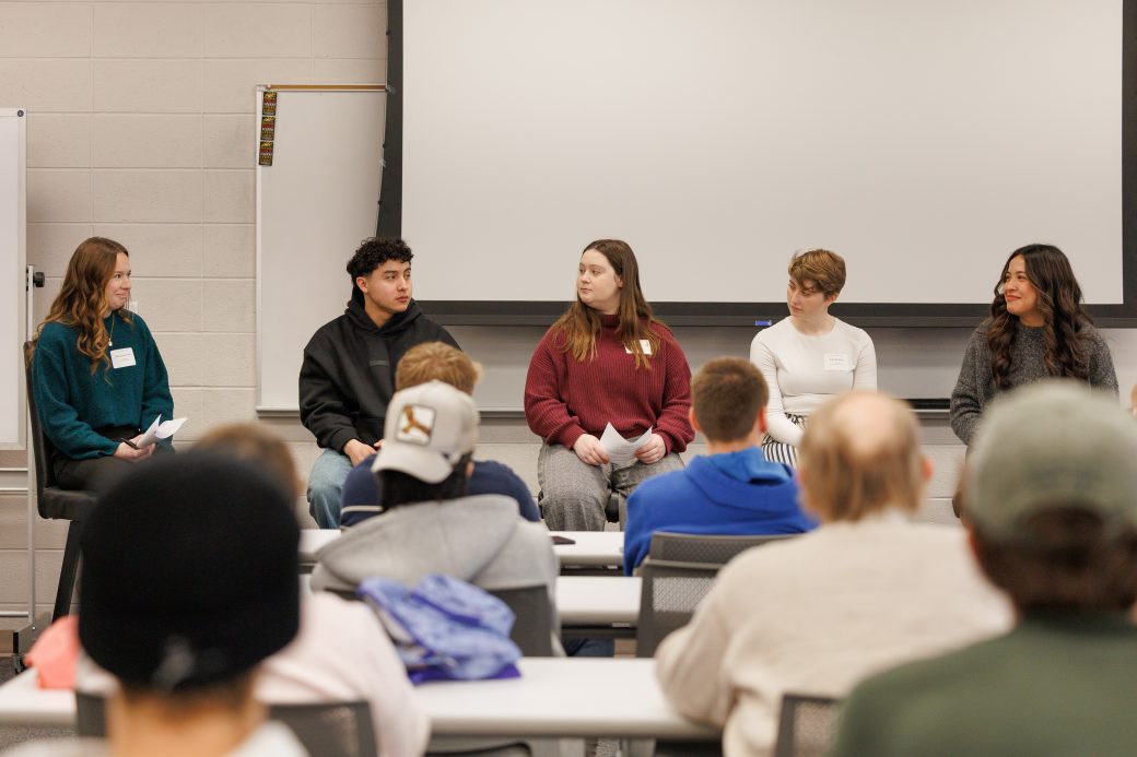 Student panel presenting