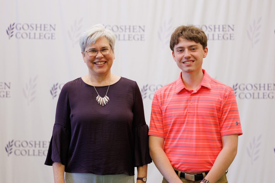 Henry with President Rebecca Stoltzfus