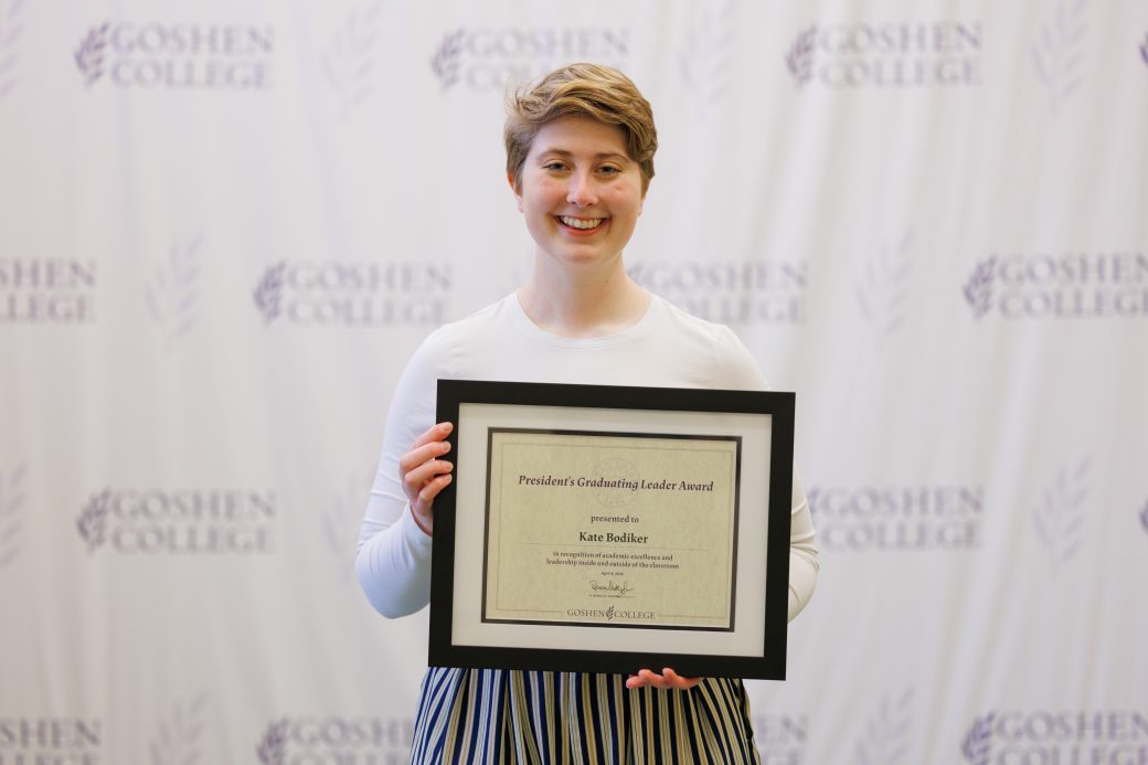 Kate with certificate