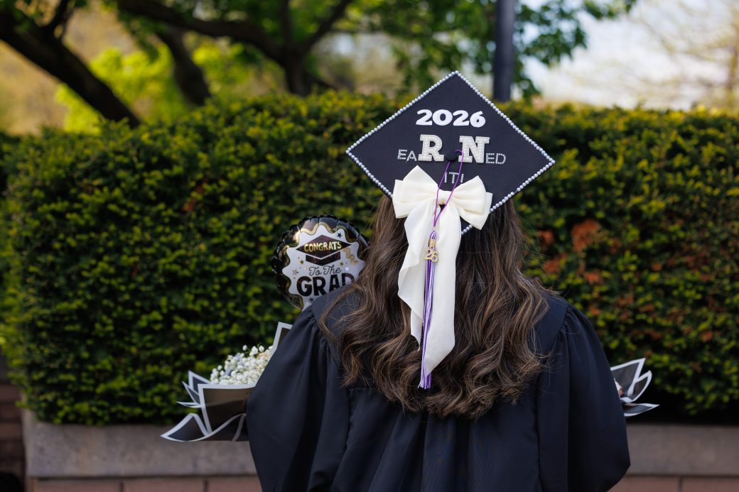2026 RN graduate mortarboard