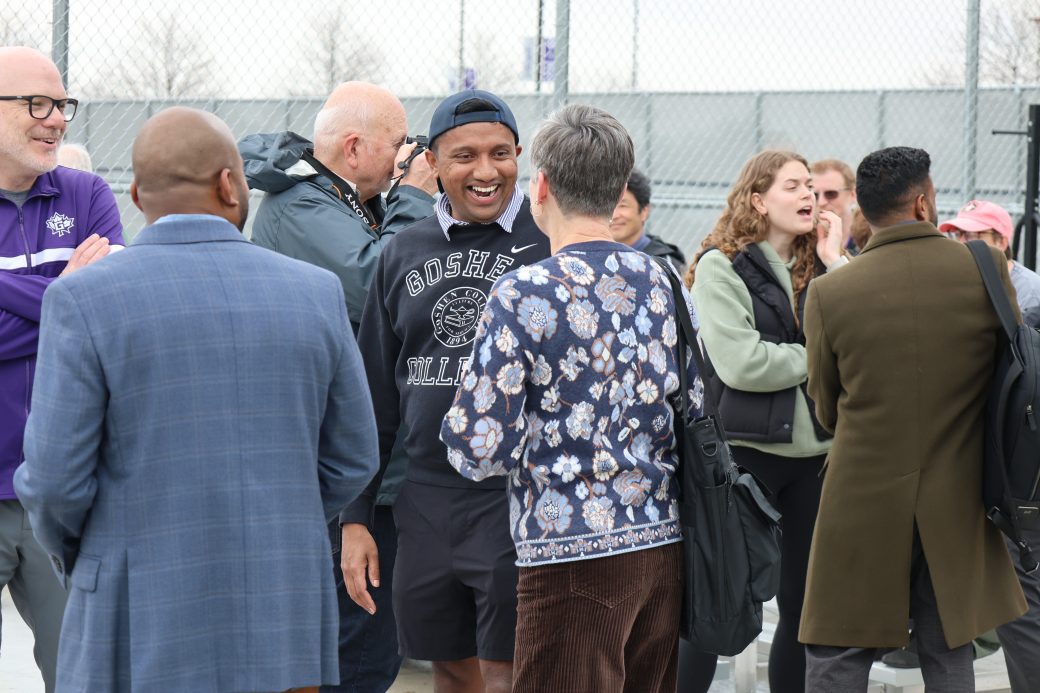 Smiling people