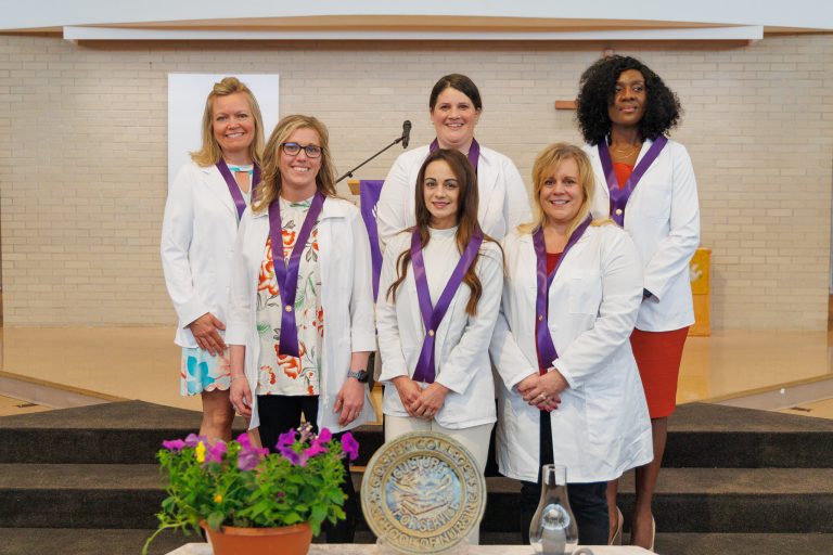 Goshen College MSN graduates posed for photo
